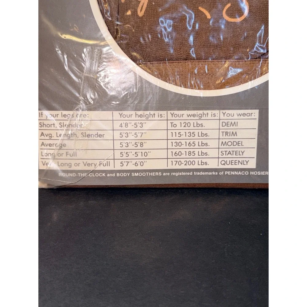 Givenchy Body Smoothers Support Pantyhose Style 555 Sheer Sandalfoot Brown Model
